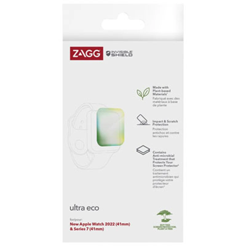 InvisibleShield by ZAGG Ultra Eco 41mm Screen Protector for Apple Watch