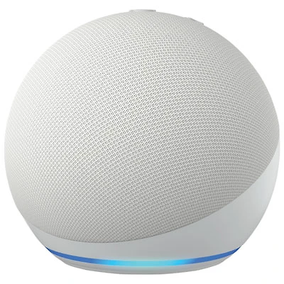 Amazon Echo Dot (5th Gen) Smart Speaker with Alexa - Glacier White