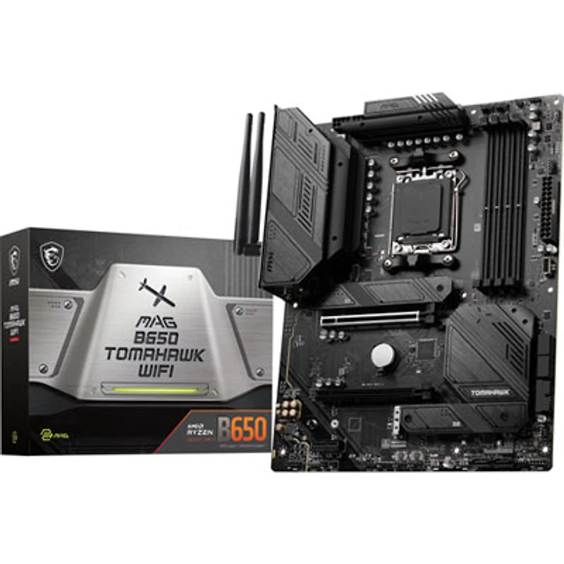 MSI B650 Tomahawk WiFi ATX AM5 DDR5 Motherboard for AMD Ryzen 9000/8000/7000 Series CPUs