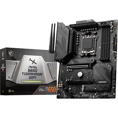 MSI B650 Tomahawk WiFi ATX AM5 DDR5 Motherboard for AMD Ryzen 9000/8000/7000 Series CPUs