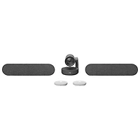 Logitech Rally Plus Ultra HD 4K Video Conference Equipment with External Microphones - Black