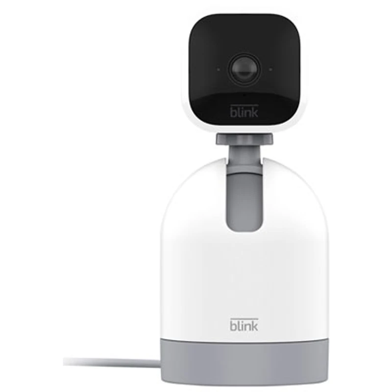Blink Mini Pan-Tilt Semi-Wireless Indoor HD IP Camera - White