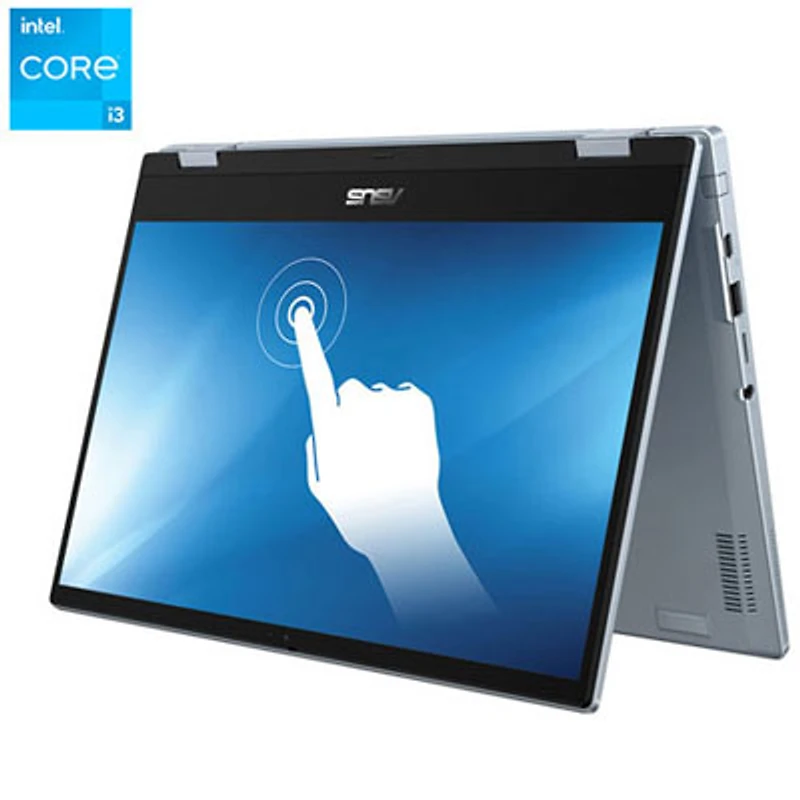 Open Box - ASUS 14" Touchscreen 2-in-1 Chromebook Flip (Intel i3-1110G4/256GB PCIe SSD/8GB RAM/ChromeOS)
