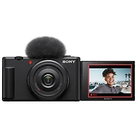 Sony ZV-1F Content Creator Vlogger 20.1MP Digital Camera - Black