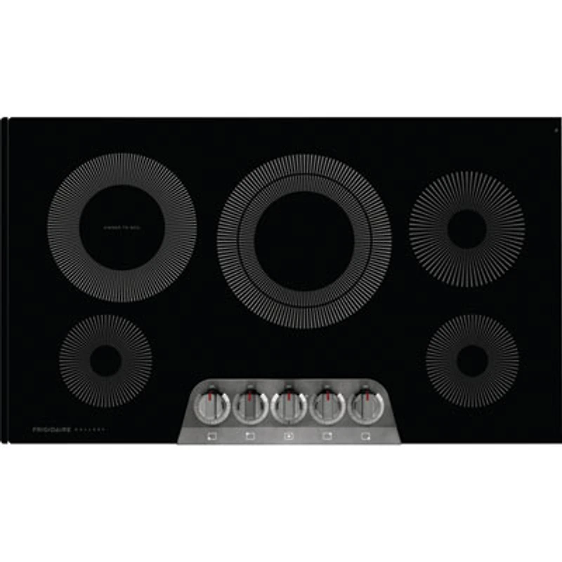 Frigidaire Gallery 30" 5-Element Electric Cooktop (GCCE3070AD) - Black Stainless Steel