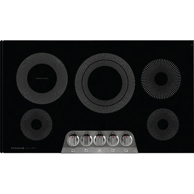 Frigidaire Gallery 30" 5-Element Electric Cooktop (GCCE3070AD) - Black Stainless Steel