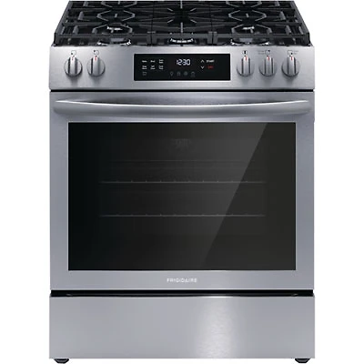Frigidaire 30" 5.1 Cu. Ft. 5-Burner Freestanding Gas Range (FCFG3083AS) - Stainless Steel