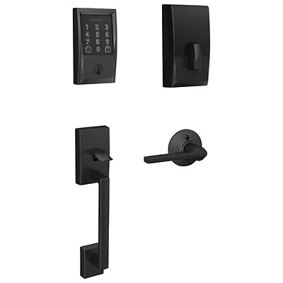 Schlage Encode WiFi Smart Lock Deadbolt & Door Handleset - Matte Black - Only at Best Buy