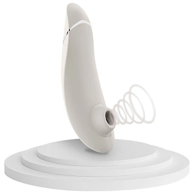 Womanizer Premium 2 Pleasure Air Stimulator - Warm Grey