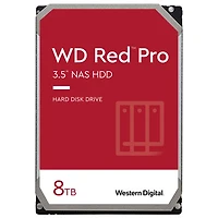 WD Red Pro 8TB 7200RPM SATA Internal NAS Hard Drive (WDBC9Y0080HH1-WRSN)