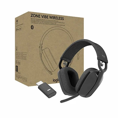 Logitech Zone Vibe Wireless Headset (981-001156) - Graphite