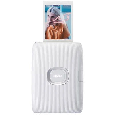 Open Box - Fujifilm Instax Mini Link 2 Smartphone Printer - Clay White