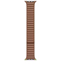 Apple Watch 38/40/41mm Leather Link Band - Saddle Brown - Small/Medium