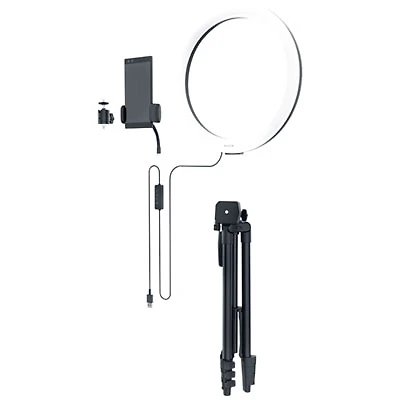 Razer 12" USB LED Ring Light for PC and Mobile Streaming - Black - English