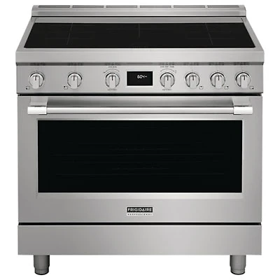 Frigidaire Professional 36" 4.4 Cu Ft True Convection 5-Element Induction Range (PCFI3670AF) - Stainless