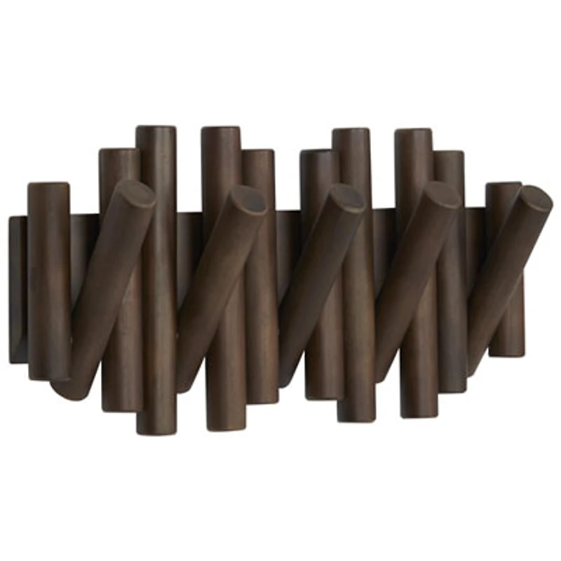 Umbra Picket Rail Hook - Aged Walnut