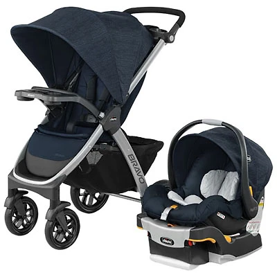 Open Box - Chicco Bravo Trio 3-in-1 Travel System - Brooklyn