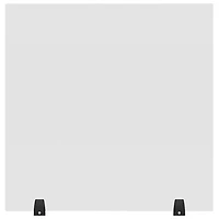 Luxor Reclaim Acrylic Tabletop Sneeze Guard Desk Divider (DIVTT-3030C) - 30" x 30" - Clear