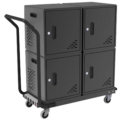 Luxor 40-Device Modular Charging Cart (LLMC40DP) - Black