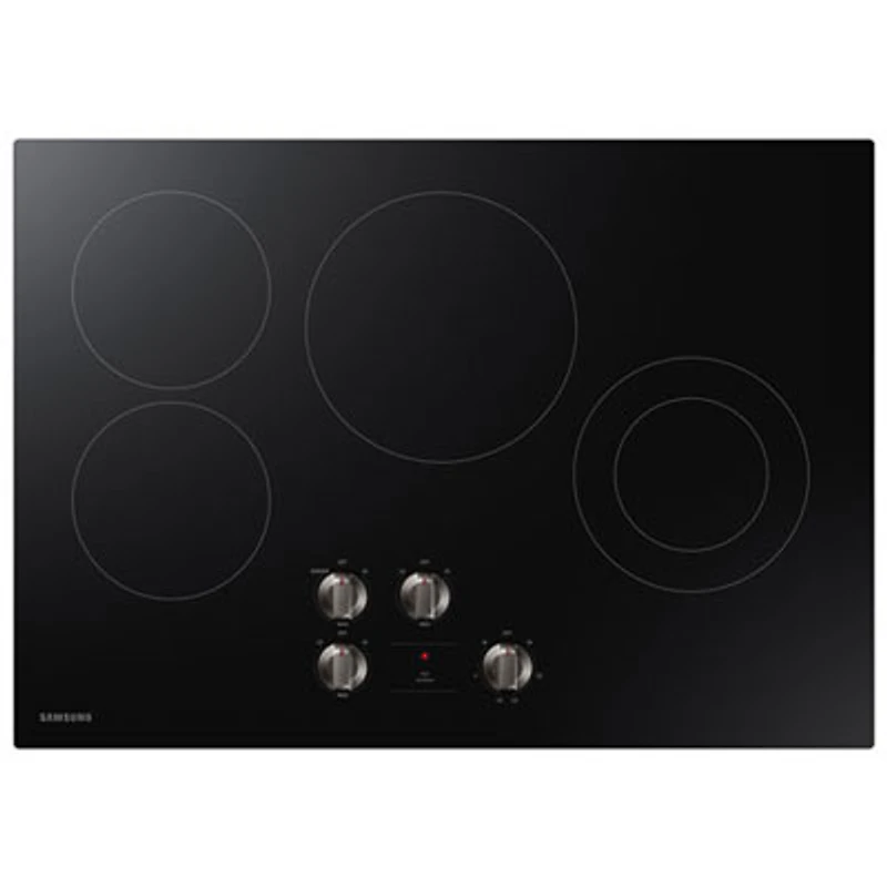Open Box - Samsung 30" 4-Element Electric Cooktop (NZ30R5330RK/AA) - Black - Perfect Condition