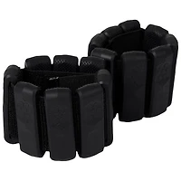 Yu-mn Weighted Bangles - 2.2 lb - Pair- Black