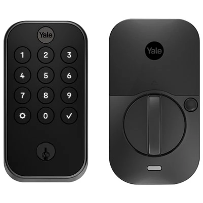 Yale Assure Lock 2 Key Wi-Fi Smart Lock - Black Suede