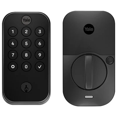 Yale Assure Lock 2 Key Wi-Fi Smart Lock - Black Suede