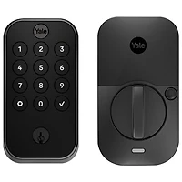 Yale Assure Lock 2 Key Wi-Fi Smart Lock - Black Suede