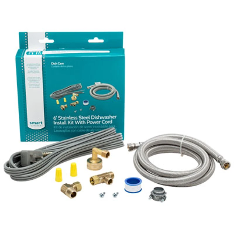 Smart Choice Universal 6" Deluxe Dishwasher Install Kit