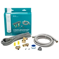 Smart Choice Universal 6" Deluxe Dishwasher Install Kit