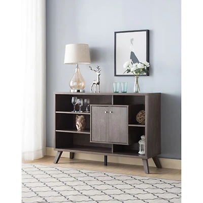 Brassex Arlington Buffet Cabinet - Walnut Oak