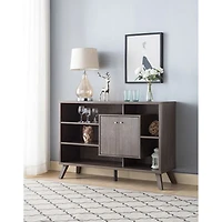 Brassex Arlington Buffet Cabinet - Walnut Oak