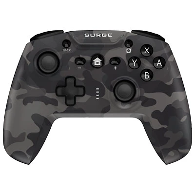 Surge SwitchPad Pro Wireless Controller for Switch, Switch 2 & Switch (OLED Model) - Grey Camo