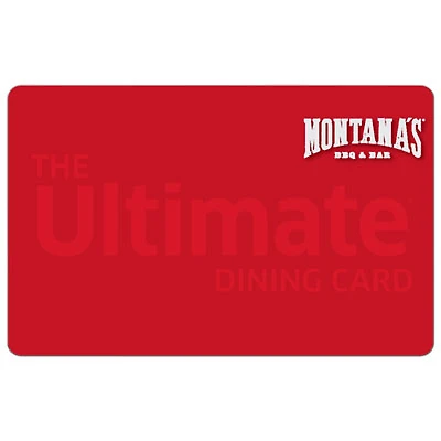 Montana's Gift Card - $50 - Digital Download