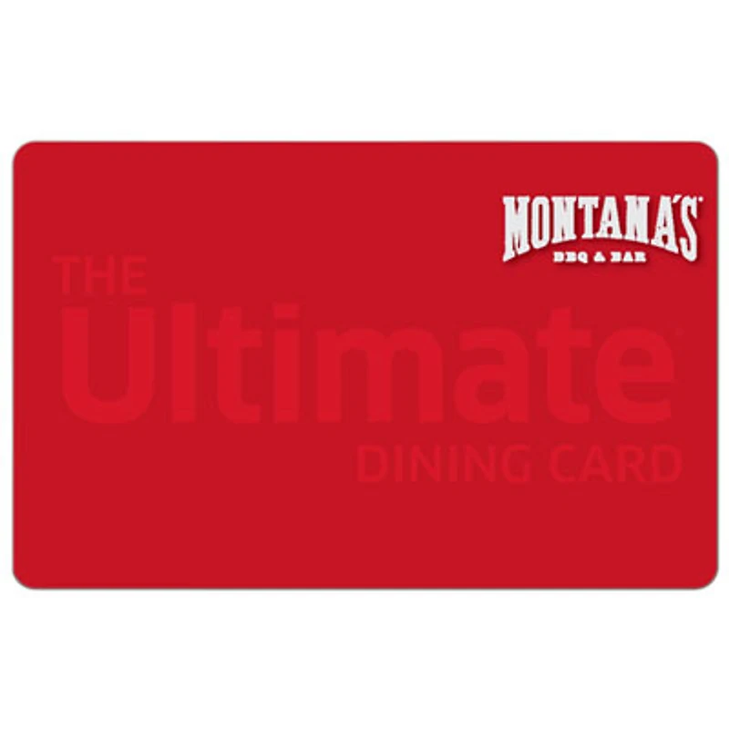 Montana's Gift Card - $100 - Digital Download