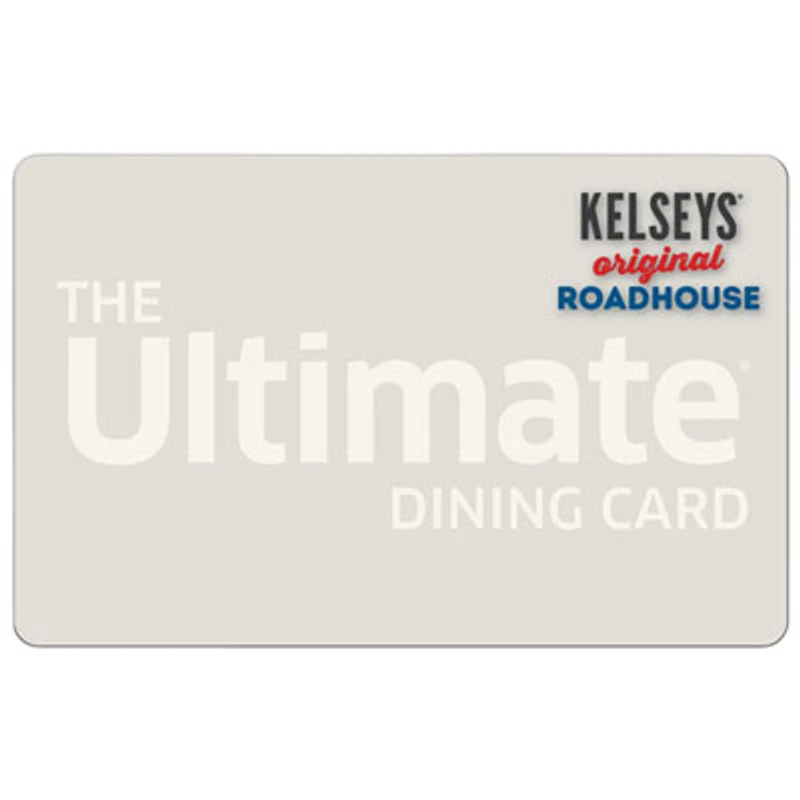 Kelseys Gift Card - $200 - Digital Download