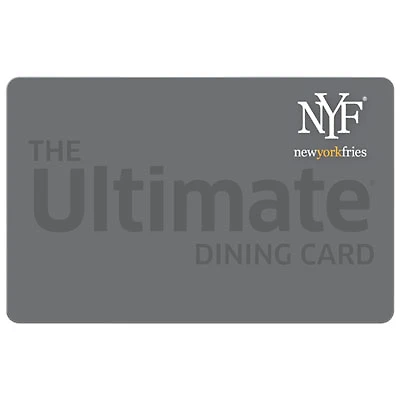 New York Fries Gift Card - $50 - Digital Download