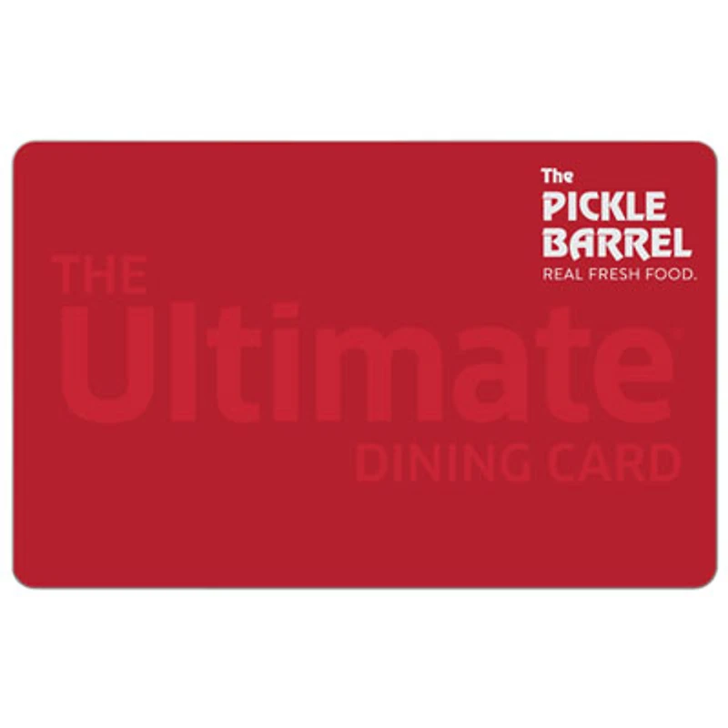 The Pickle Barrel Gift Card - $200 - Digital Download