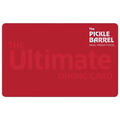 The Pickle Barrel Gift Card - $200 - Digital Download