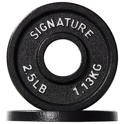 Signature Fitness Cast Iron Weight Plate - 2.5lb