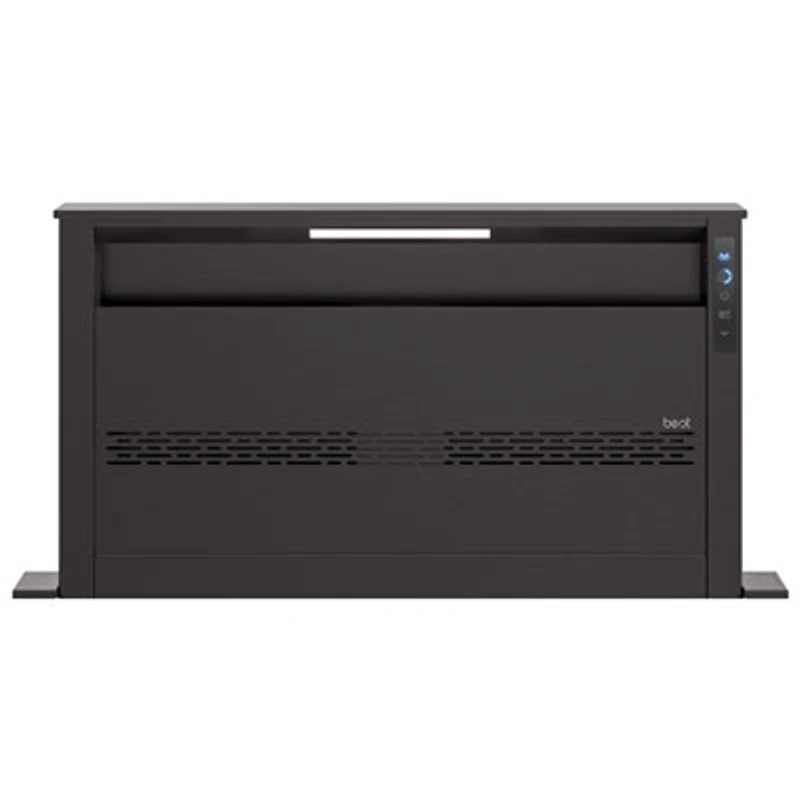 Best 30" Island Mount Downdraft Range Hood (D49M30BLS) - Black Stainless Steel