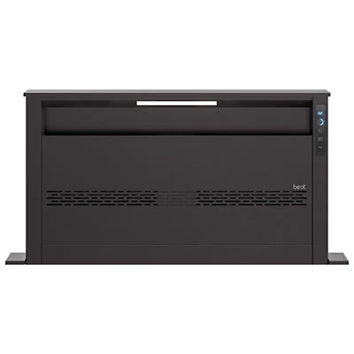 Best 30" Island Mount Downdraft Range Hood (D49M30BLS) - Black Stainless Steel
