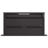Best 36" Island Mount Downdraft Range Hood (D49M36BLS) - Black Stainless Steel