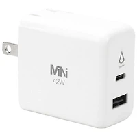 LBT 42W USB-C/USB-A Duo PD GaN Wall Charger - White