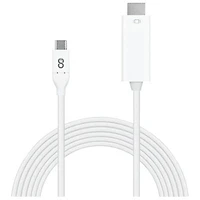 LOGiiX 3m (10 ft.) USB-C to 4K UHD HDMI Cable (LGX-12654)