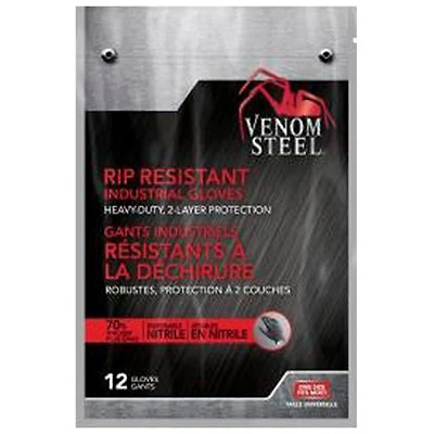 Medline Venom Steel Nitrile Gloves - 12 Count (VENCA6012N)