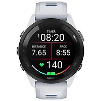 Garmin Forerunner 265 46mm Bluetooth Running Smartwatch - Whitestone/Tidal Blue