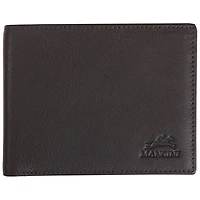 Mancini Monterrey RFID Genuine Leather Bi-fold Wallet - Brown