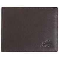 Mancini Monterrey RFID Genuine Leather Bi-fold Wallet - Brown