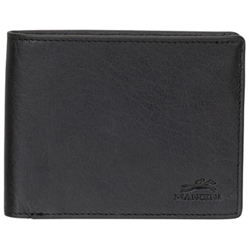 Mancini Buffalo RFID Genuine Leather Bi-fold Wallet